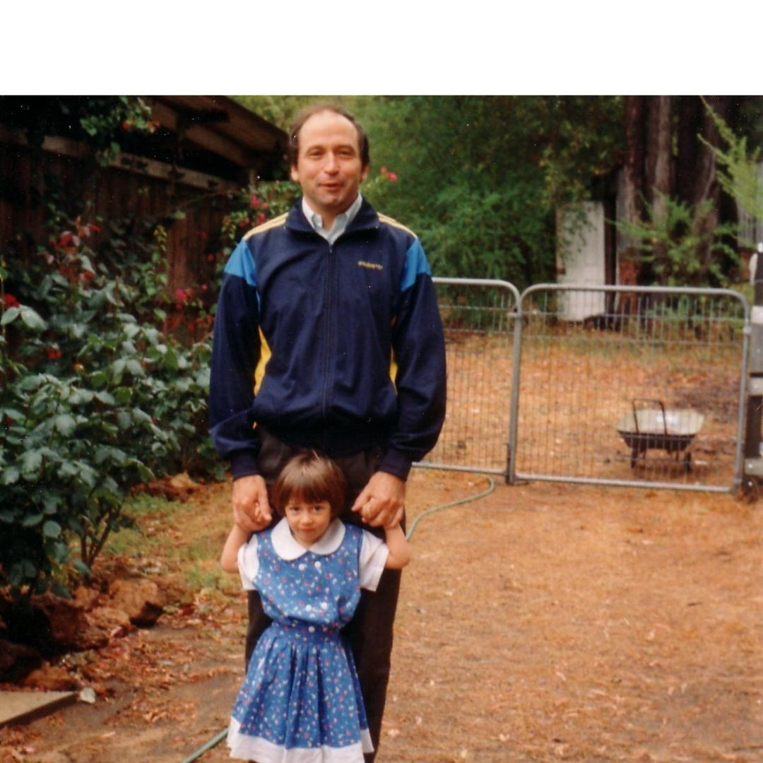 Lizzi Mallett & her father